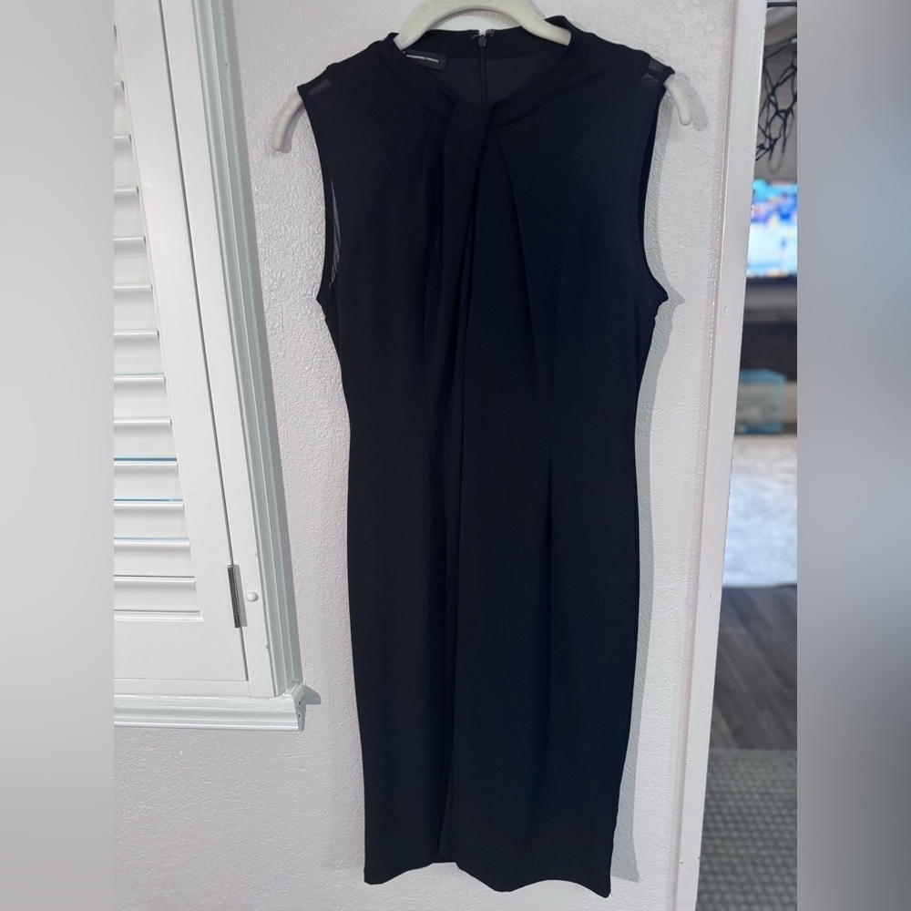 INC International Concepts Black Sleeveless Dress